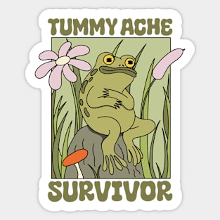 Tummy Ache Survivor Sticker